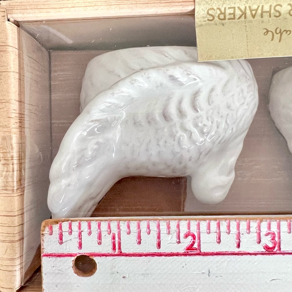 Sur La Table White Turkey Salt & Pepper Shakers - Picture 7 of 8